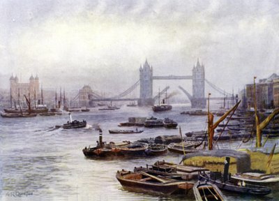 De Tower Bridge door Alfred Robert Quinton